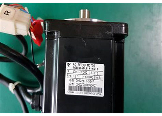 Servo motor de Yaskawa 400w 200v Digitas da movimentação do servo motor da C.A. SGMPH-041A-YR11