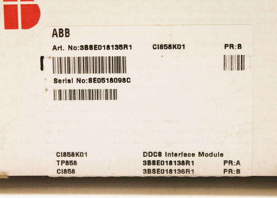 Hardware análogo do módulo de uma comunicação I O da relação de CI858K01 3BSE018135R1 DriveBus