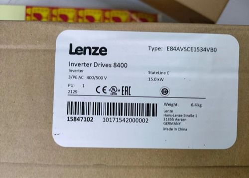 Inversor 50hz da frequência do motor de E84AVSCE1534VB0 LENZE a C.A. 400V 500V de 60hz 15kw 3/PE
