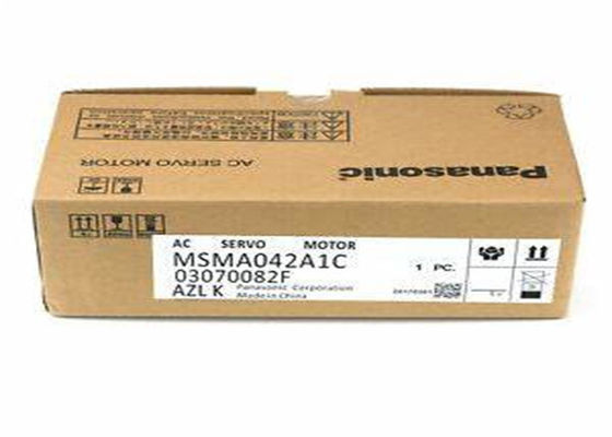 Motor industrial 400W da inércia de Panasonic do servo motor de MSMA042A1C IP65 baixo