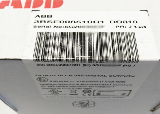 DO810 0.5A 16 CANAL PLC 3BSE008510R1 MÓDULO DE EXTRAÇÃO DIGITAL NOVO