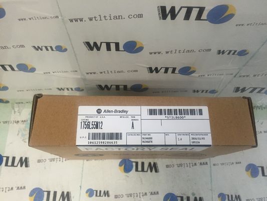 Controlador programável da lógica de 1756-L55M12 AB ControlLogix 5555 750 quilobytes