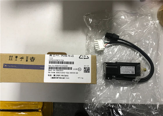 Fase 100W 200 monofásica elétrica de Fuji do servo motor de GYS101DC2-T2à 230V 3000Rmp