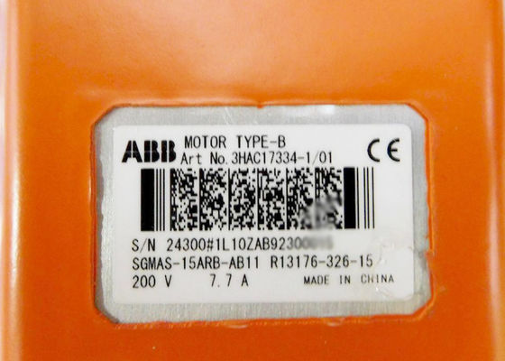3HAC17334-1 01 tipo-b 3HAC021726-001 do servo motor 1866W 7.7A 200V