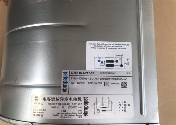 Fã centrífugo D2E146-AP47-02 230V 2050RPM de EBMPAPST 300/330W novo no estoque