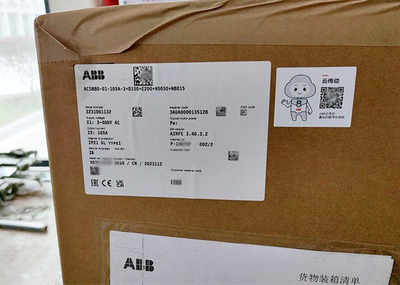 Inversor 3AUA0000135128 da frequência ACS880-01-105A-3+D150+K454+N5050+E200