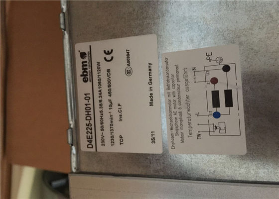 Motor NOVO centrífugo M4E094-LA do ventilador de refrigeração do FÃ D4E225-DH01-01 da C.A. de EBMPAPST NOVO