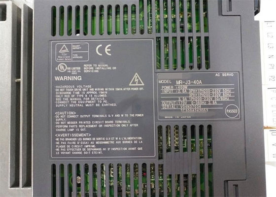 Amplificador novo SERVO INDUSTRIAL da MOVIMENTAÇÃO 400W MR-J3-40B da C.A. de MITSUBISHI MELSERVO no estoque