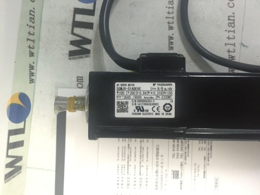 SERVO MOTOR industrial 100W 3000RPM 200V da C.A. dos servos motores de SGMJV-01ADE6E