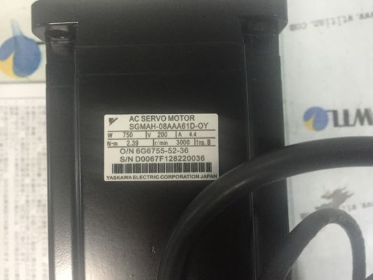 PADRÃO INCREMENTAL do quilowatt 230 VAC 13-BIT da C.A. 0,75 do servo motor de SGMAH-08AAA61D-OY EM LINHA RETA