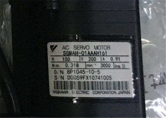 Servo motor 100W 0.91A 0.318N.m 3000r/min da C.A. de SGMAH-01AAAH161 Yaskawa