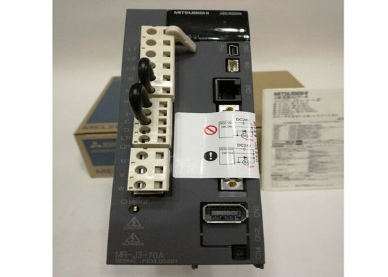 Amplificador servo 170V 5.8A do sistema de controlo industrial da movimentação MR-J3-70A da C.A. de Mitsubishi 750W