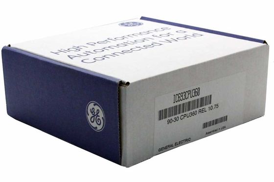 GE IC693CPU360 25 megahertz com taxa de varredura típica de 0,22 Senhoras por 1K da lógica para contatos booleanos