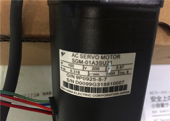 Servo motor industrial SGM-01A3SU21 100W 200Volt 3000RPM da C.A. de Yaskawa