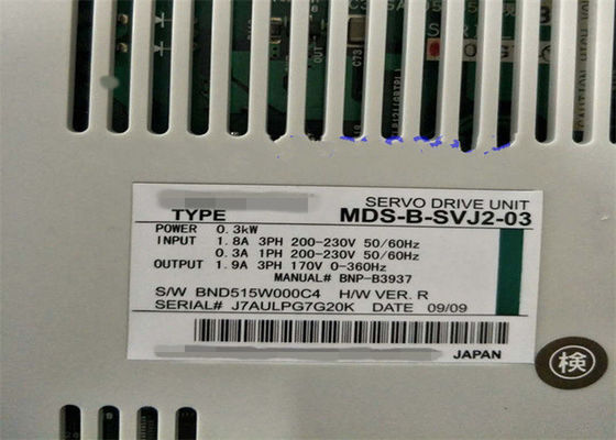 O servo industrial de DC270-311V 28A conduz a condição usada MDS-B-SVJ2-03 de MITSUBISHI da série das DM