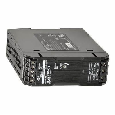 A fonte de alimentação 24V de OMRON S8VK-C06024 AC-DC 2.5A 85-264V encerrou séries do trilho 60W S8VK do RUÍDO