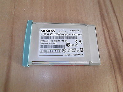 Cartão de memória de 6ES7952-1KS00-0AA0 Siemens para S7-400, projeto longo, 5V flash EPROM, 16 Mbyte