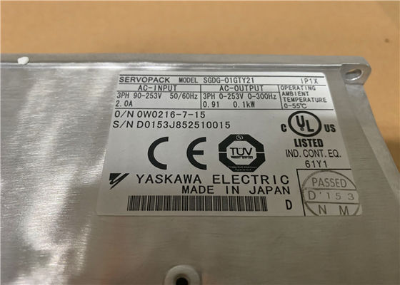 O bloco servo industrial YASKAWA SGDG-01GTY21 ELÉTRICO SERVOPACK da C.A. entrou 90-253V
