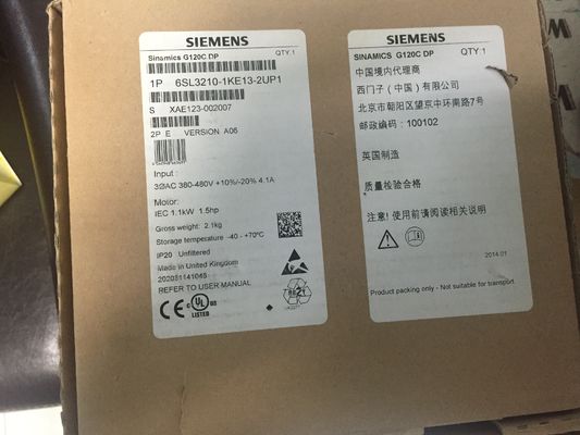 6SL3210-1KE13-2UP1 Siemens SINAMICS G120C avaliou o powerc 11KW   com sobrecarga de 150%
