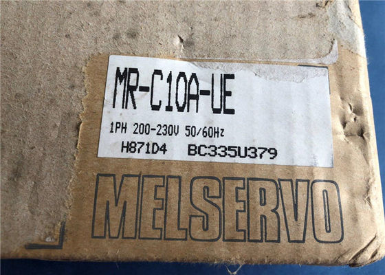 Amplificador industrial servo 100W da movimentação MR-C10A-UE da C.A. de Mitsubishi, 200-230V, original 0.85A novo