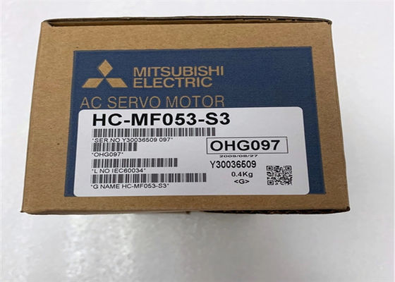 Servo motor industrial 3000 r/min 3AC 60V 0.9A 50W de HC-MF053-S3 Mitsubishi