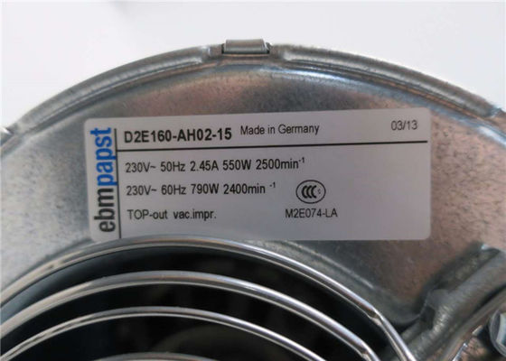 Fã centrífugo D2E160-AH02-15 de EBMPAPST para o ventilador de refrigeração de Industrail do inversor de ABB VFD ACS800
