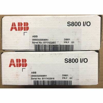 ABB 3BSE020508R1 ENTROU O CANAL DI801 DE DIGITAL 24 VDC 16 DO MÓDULO