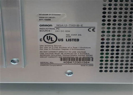 SÉRIE INDUSTRIAL PANEL-MOUNTABLE do NSA do PC de Omron NSA12-TX01B-E 12 POLEGADAS 1,3 gigahertz
