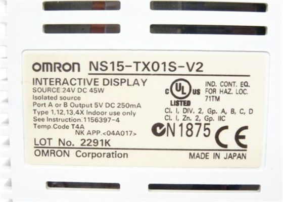 PRATA da RELAÇÃO de OPERADOR 15 TCHS de Omron NS15-TX01S-V2 ETN+SERIAL+USB