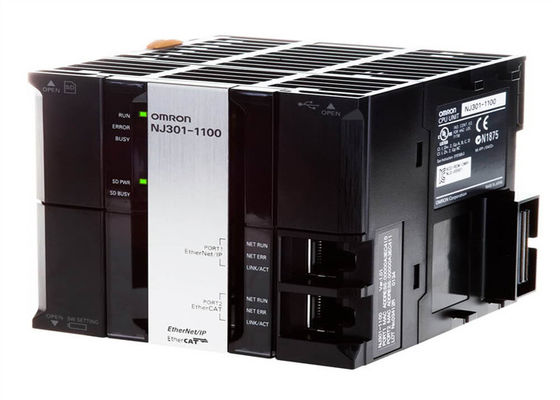 Controlador do PLC da MEMÓRIA do MB do processador central 5 do CONTROLE de MOVIMENTO SYSMAC de Omron NJ301-1100 NJ3