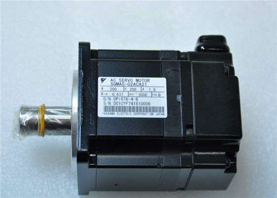 SERVO MOTOR 200W 1.9A 0.637N.m da C.A. SGMAS-02ACA21 do Sigma II de YASKAWA SGMAH