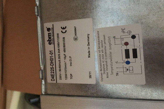 Ventilador de refrigeração centrífugo industrial 230V de D4E225-DH01-01 Ebmpapst