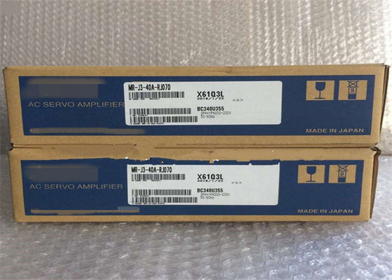 Movimentação industrial servo do amplificador MR-J3-40A-RJ070 MELSERVO-J3 da C.A. de Mitsubishi Electric 400W NOVA