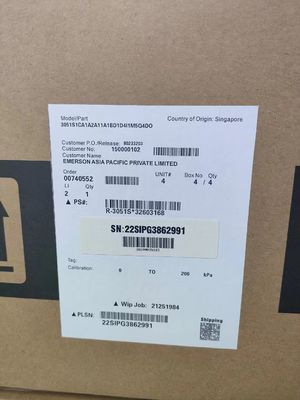 Rosemount 5408 26 gigahertz FMCW com tensão da descolagem da C.C. 12V da microplaqueta eficiente original do radar da energia baixa