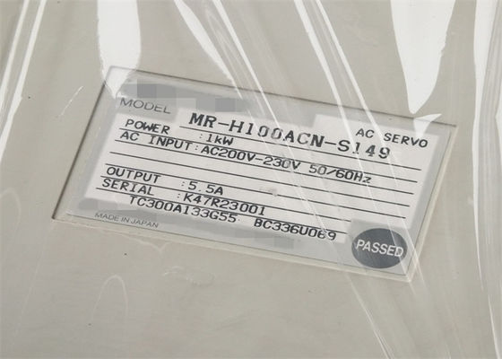 Movimentação servo ORIGINAL da série do amplificador MR-H100ACN-S149 MR-H da C.A. de JAPÃO Mitsubishi Melservo