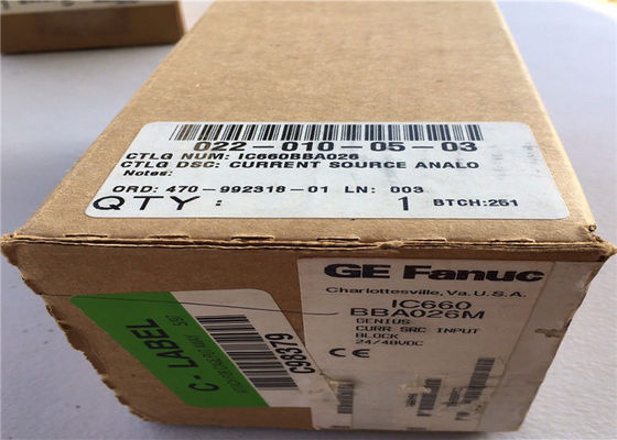 BLOCO ANÁLOGO do GÊNIO do PLC Digital GE FANUC IC660BBA100 I O da SÉRIE 90-30 de GE FANUC