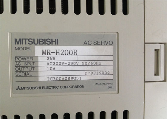 C.A. SERVO NOVA 10 ampère 2KW 200-230VAC 50/60HZ da MOVIMENTAÇÃO MR-H200B de JAPÃO Mitsubishi