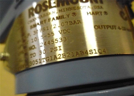 Em-linha transmissor de pressão -14,7 de 3051TG1A2C21AB4M5E5 Rosemount 3051TG a 30PSI