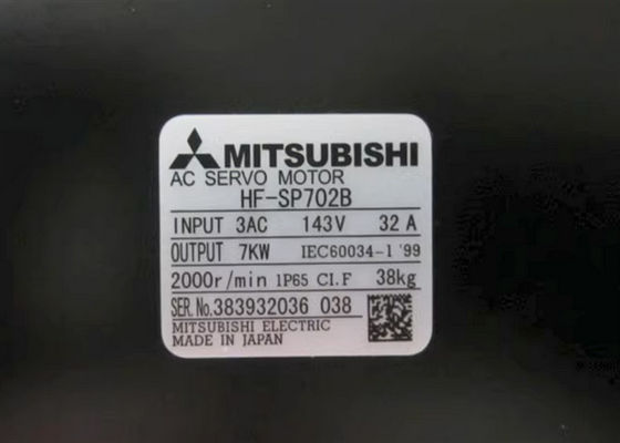 Série industrial 7kW 2000RPM do HF de Mitsubishi do servo motor da C.A. de HF-SP702B