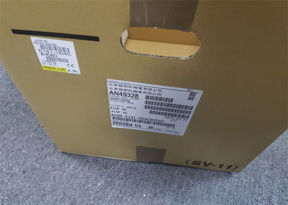 amplificador de potência servo servo do motorista A06B-6141-H045#H580 AiSP45 da C.A. de 56kw Fanuc