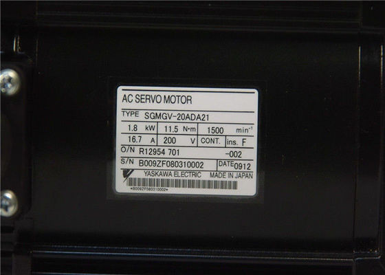 SERVO MOTOR industrial 16.7A 1500RMP da C.A. de Yaskawa do ORIGINAL NOVO de SGMGV-20ADA21 1Pc