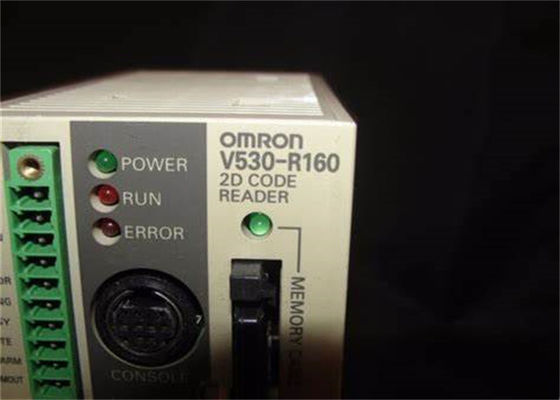 Controlador programável da lógica do PLC do LEITOR 2D NPN 20.4-26.4VDC do CÓDIGO DE BARRAS de Omron V530-R160E