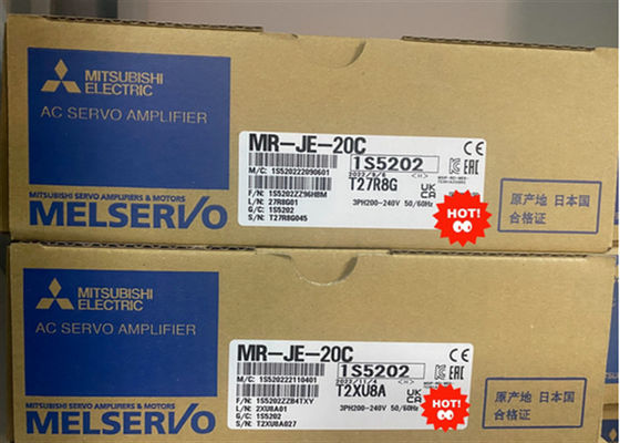 Amplificador servo MR-JE MELSERVO MR-JE da C.A. de MR-JE-20C Mitsubishi