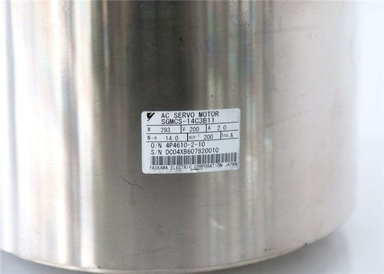 SERVO MOTOR industrial 293W 14.0N.m da C.A. de Yaskawa do servo motor SGMCS-14C3B11
