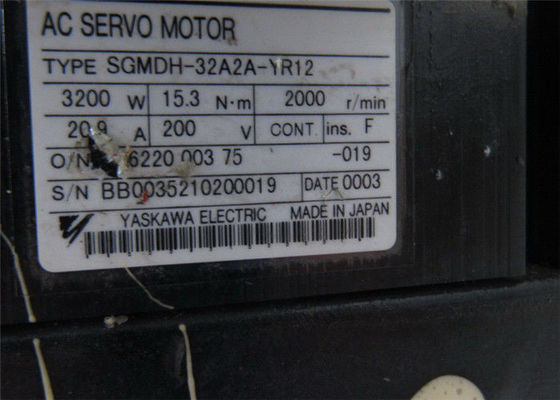SERVO MOTOR elétrico industrial novo 209W da C.A. de SGMCS-10C3A11 YASKAWA 209W 20A