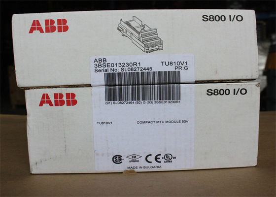 O BLOCO DE TERMINAIS 50V do MÓDULO TU810V1 do ESTOJO COMPACTO do MTU 3BSE01320R1 do I/O de ABB S800 SELOU