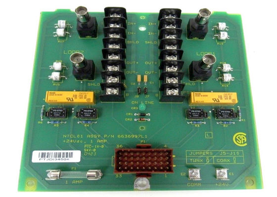 Placa 6636997L1 Bailey Pcb Card da relação de comunicação da INFI-rede NTCL01
