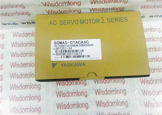 Servo motor industrial 100W 200V 0.91A do motor de SGMAS-01ACA6C Yaskawa