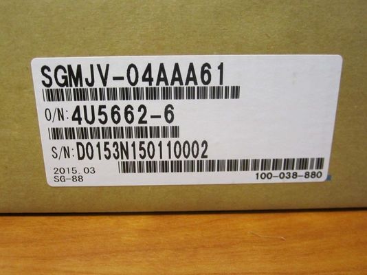 Servo motor síncrono de servos motores de robô industrial da C.A. SGMJV-04AAA61