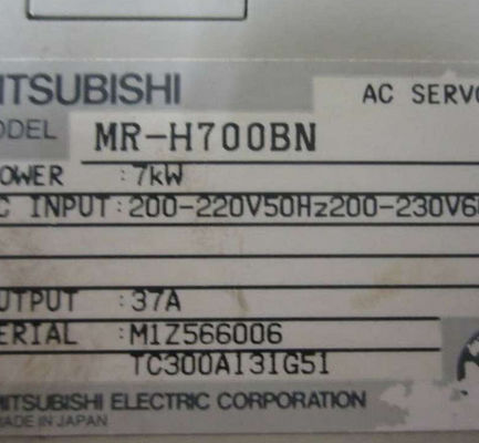 O servo industrial de MR-H700BN conduz a série de Mitsubishi MELSERVO-H